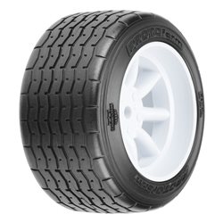 VTA Rear Tire 31mm, Mounted White Wheel