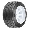 VTA Rear Tire 31mm, Mounted White Wheel