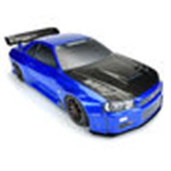 1/7 Nissan Skyline R34 Pnted Bdy (Blue): Infract6S