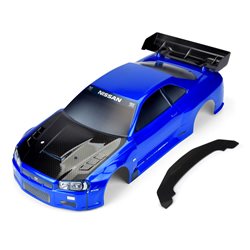 1/7 Nissan Skyline R34 Pnted Bdy (Blue): Infract6S