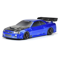 1/7 Nissan Skyline R34 Pnted Bdy (Blue): Infract6S