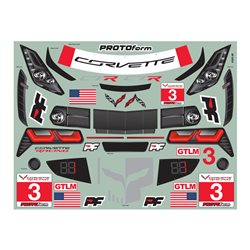 1/8 Corvette C7.R Clear Body :GT, Short Wheelbase