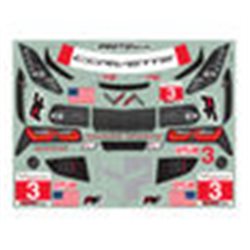 1/8 Corvette C7.R Clear Body :GT, Short Wheelbase