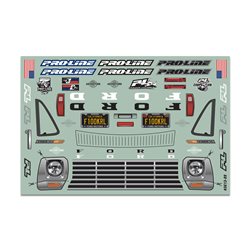1/10 1967 Ford F-100 Clear Body 12.3 WB Crwlrs