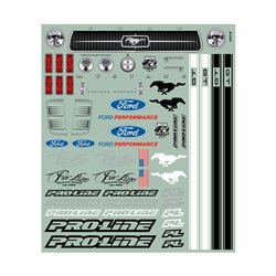 1967 Ford Mustang Clear Body for SC Drag