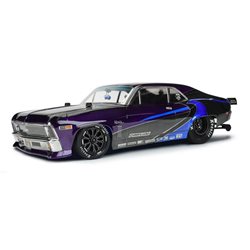 1969 Chevy Nova Clear Body: 22S/Slash 2wd Drag Car