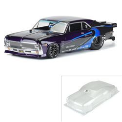 1969 Chevy Nova Clear Body: 22S/Slash 2wd Drag Car