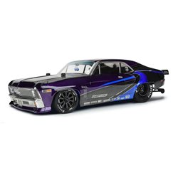 1969 Chevy Nova Clear Body: 22S/Slash 2wd Drag Car