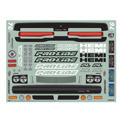 1/10 1970 Dodge Charger Clr Bdy: Drag Car