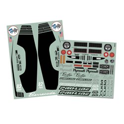 72 Plymouth Barracuda Clear Body:22S/DR10/Slash2wd