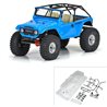 1979 Toyota Land Cruiser FJ40 Clear Body with Trail Cage & Scale Molded Accessories for 12.3"" (313mm) Wheelbase Scale Crawlers
