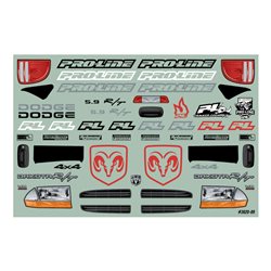 1997 Dodge Dakota Clear Body for 12.3” (313mm) Wheelbase Scale Crawlers