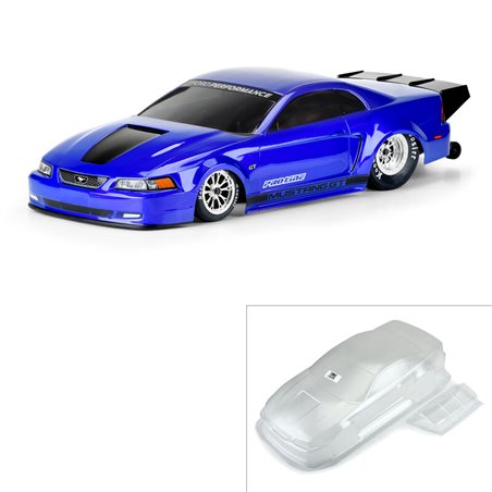 1/10 1999 Ford Mustang Clr Bdy: Drag Car