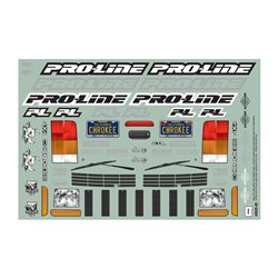 2001 Jeep Cherokee Clear Body for 12.3 inches (313mm) Wheelbase Scale Crawlers