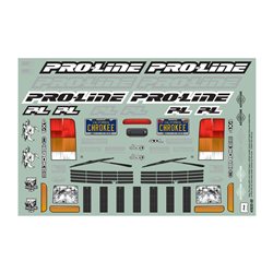 2001 Jeep Cherokee Clear Body for 12.3 inches (313mm) Wheelbase Scale Crawlers