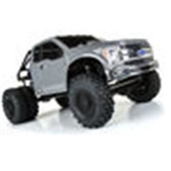 2017 Ford F-250 Super Duty Cab-Only Clear Body for 12.3in 313mm Wheelbase Scale Crawlers