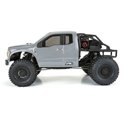 2017 Ford F-250 Super Duty Cab-Only Clear Body for 12.3in 313mm Wheelbase Scale Crawlers