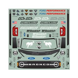 1/10 2021 Ford Bronco Clear Body: Granite/Vorteks