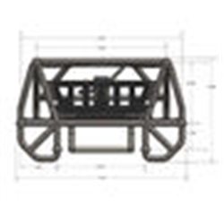 Back-Half Cage : PL Cab Only Crawler Bodies