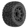 Bonesaw 2.8" All-Terrain Truck Tires Mounted on Raid Black 6x30 Removable Hex (12mm & 14mm) Wheels (2) for Vorteks 4x4 and other