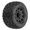 Bonesaw 2.8" All-Terrain Truck Tires Mounted on Raid Black 6x30 Removable Hex (12mm & 14mm) Wheels (2) for Vorteks 4x4 and other