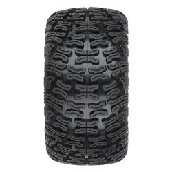 Bonesaw 2.8" All-Terrain Truck Tires Mounted on Raid Black 6x30 Removable Hex (12mm & 14mm) Wheels (2) for Vorteks 4x4 and other