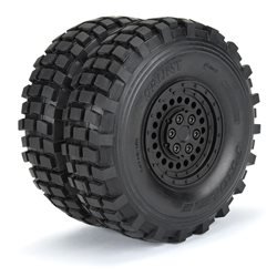 Carbine 1.9 Black Dually Wheels for Crawlers F/R