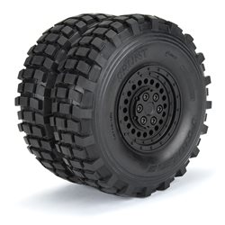 Carbine 1.9 Black Dually Wheels for Crawlers F/R
