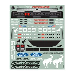 1/10 Ford Bronco R Clear Body: Short Course