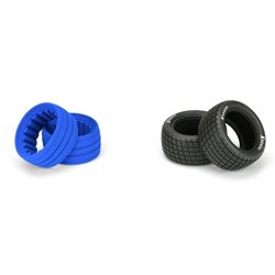 Pro-Line Racing 1/10 Hoosier Angle Block M4 Rear 2.2 Dirt Oval Tires (2)