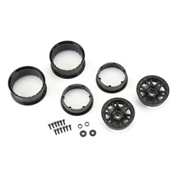 1/10 Impluse F/R 2.2 12mm Crawler Whls (2) Black