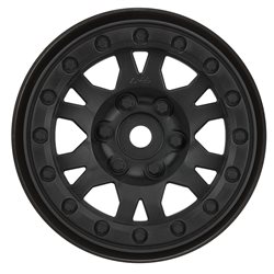 Fr, R Impulse 1.9 Blk Plastic Bead-Loc Whl:Crawler