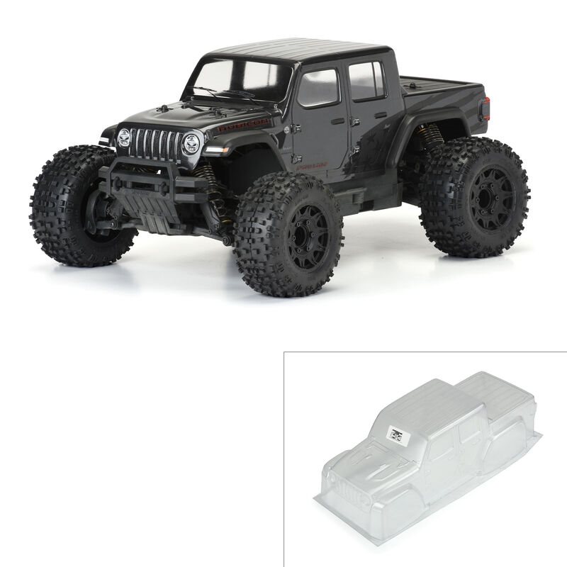 1/10 Jeep Gladiator Rubicon Clear Body: Granite