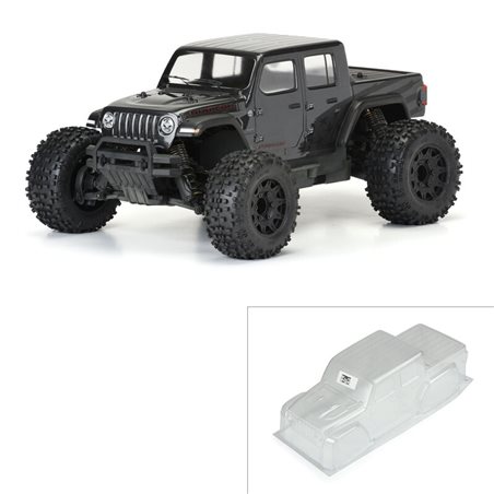1/10 Jeep Gladiator Rubicon Clear Body: Granite