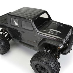 1/10 Jeep Gladiator Rubicon Clear Body: Granite