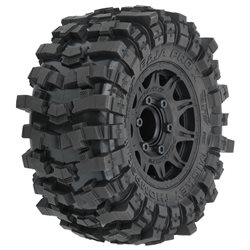 Mickey Thompson Baja Pro X 2.8" Tires Mounted on Raid Black 6x30 Removable Hex (12mm & 14mm) Wheels (2) for Big Rock™ 3S, Granit