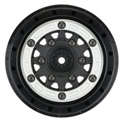 1/10 Raid Bead-Loc F/R 2.2/3.0 SC (2) Silvr/Blk