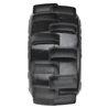 Sand Paw HP BELTED 2.8" Sand Truck Tires Mounted on Raid Black 6x30 Removable Hex (12mm & 14mm) Wheels (2)