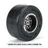 Pro-Line Racing 1/10 Showtime+ Wide Rear 2.2/3.0 12mm Drag Wheels (2) Black