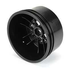 Pro-Line Racing 1/10 Showtime+ Wide Rear 2.2/3.0 12mm Drag Wheels (2) Black