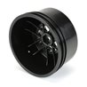 Pro-Line Racing 1/10 Showtime+ Wide Rear 2.2/3.0 12mm Drag Wheels (2) Black