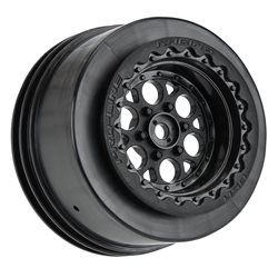 Pro-Line Racing 1/10 Showtime+ Wide Rear 2.2/3.0 12mm Drag Wheels (2) Black