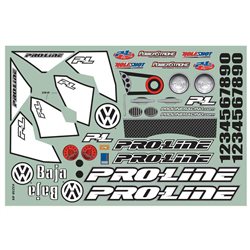 Volkswagen Full Fender Baja Bug Clear Body :Slash