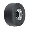 1/16 Reaction Rr Tires MTD 7mm Blk/Sil:MiniDrag(2)
