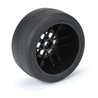 1/16 Reaction Rr Tires MTD 7mm Blk/Sil:MiniDrag(2)