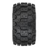 Badlands MX 1.85" All-Terrain Truck Tires (4) Mounted on Raid Black 12mm Hex Wheels for Granite GROM 4x4 Front or Rear