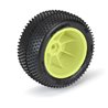 Pro-Line Racing 1/18 Prism Rear Carpet Mini-B Tires Mounted 8mm Yellow Wheels (2)