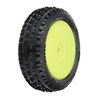 Pro-Line Racing 1/18 Wedge Front Carpet Mini-B Tires Mounted 8mm Yellow Wheels (2)