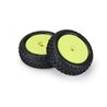 Pro-Line Racing 1/18 Wedge Front Carpet Mini-B Tires Mounted 8mm Yellow Wheels (2)