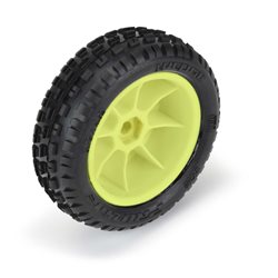 Wedge Carpet Tires MTD Yellow Mini-B Front